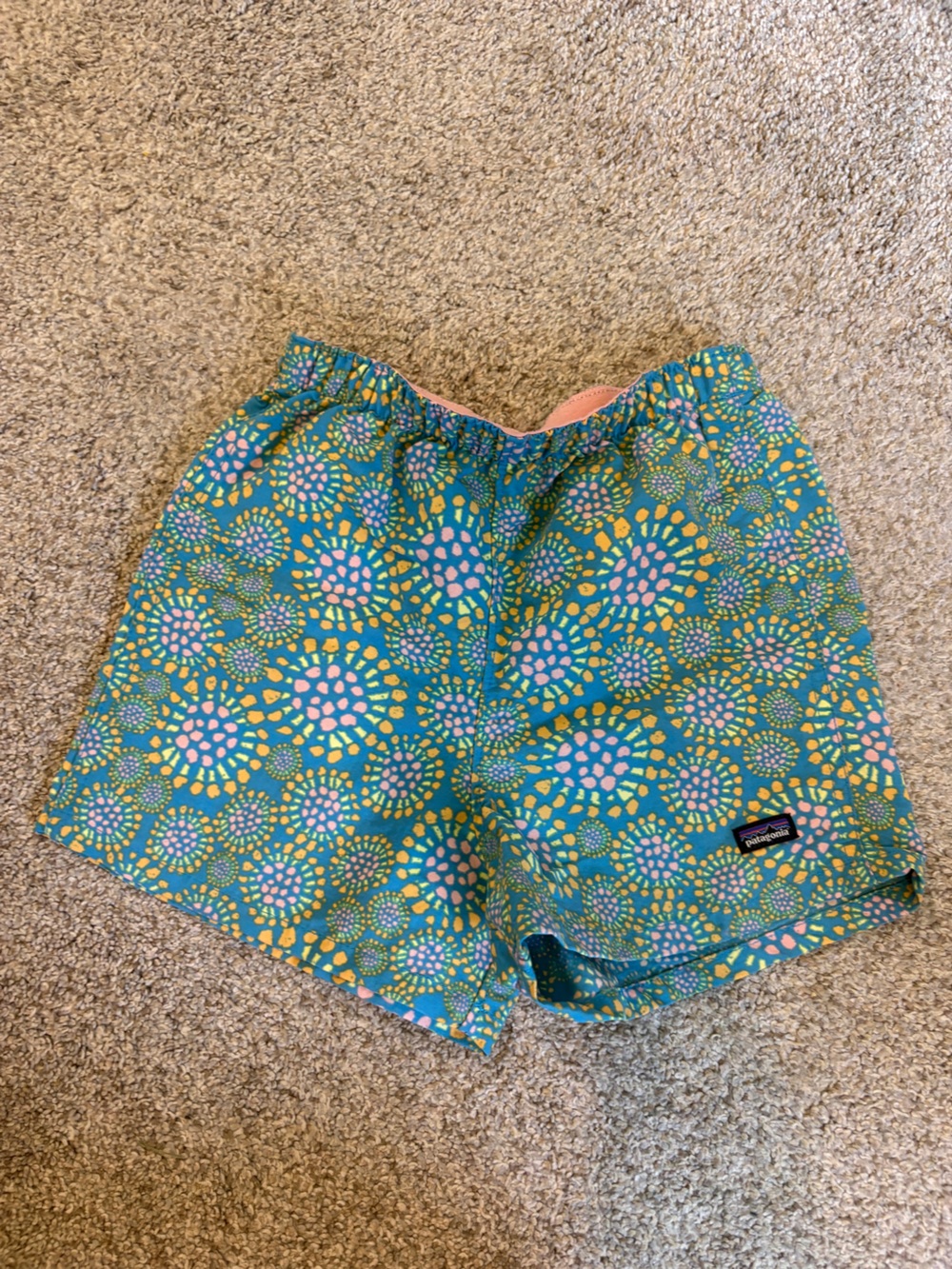 Patagonia Kids Shorts Unlined Elastic Waist Baggies™ Girls Size 3T